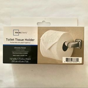 Mainstays Toilet Tissue Holder Chrome Finish